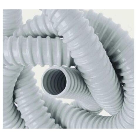 Tubo corrugato flessibile, grigio, GUS, 10 mm, resistente ai raggi UV, 1 m = 1 pz.