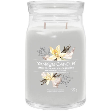 Candela YANKEE CANDLE Signature in giara grande, VANIGLIA AFFUMICATA E CASHMERE, 567 g (1/5)