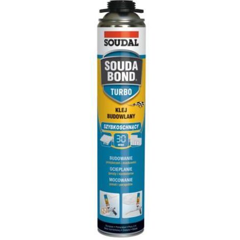 Soudal SoudaBond Turbo adesivo in schiuma 750 ml Adesivo universale per costruzioni (1/5)
