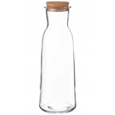Caraffa in vetro con tappo per succo di limonata 1l
