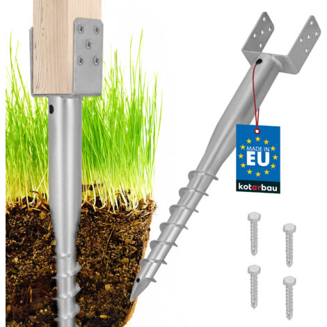 Ancoraggio a terra in acciaio a forma di U 122x720 mm (1/5)