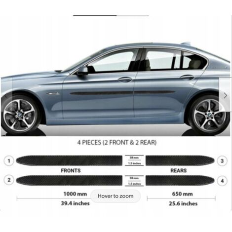 BMW 5 2010-2016 - Finiture portiere laterali NERE (1/5)