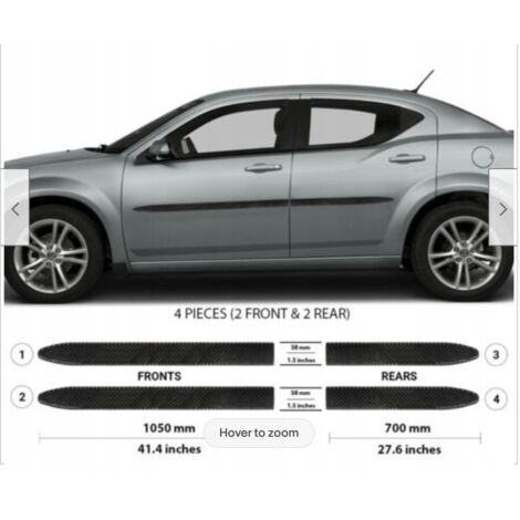Dodge Avneger - Finiture portiere laterali NERE (1/5)