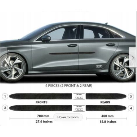 Finiture portiere laterali NERE per Audi A3 Sedan 2021+ (1/5)