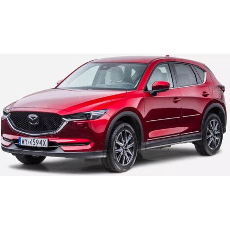 MAZDA CX-5 II - Strisce protettive per portiere laterali CROMATE (1/5)