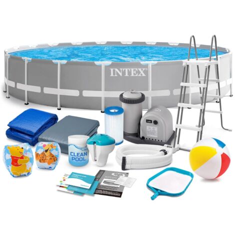 Piscina da giardino con struttura 610x132 cm 18 in 1 INTEX 26756