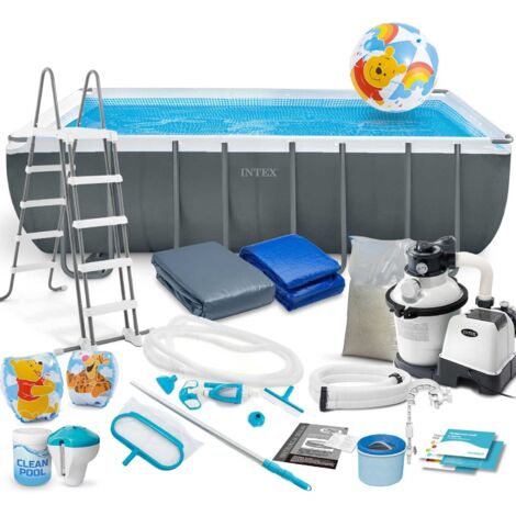 Piscina da giardino con struttura 549 x 274 x 132 cm 21 in 1 INTEX 26356