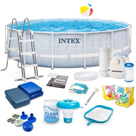Piscina da giardino con struttura 488 x 122 cm 18 in 1 Intex 26746 (1/5)