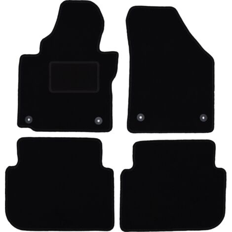 Tappetini in velluto nero per: Volkswagen Touran I FL minivan (2010-2015) (1/5)