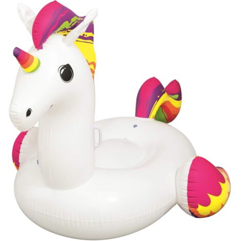 Bestway Float'N Fashion Unicorno Gonfiabile Gigante Multicolore 224x164cm (1/5)