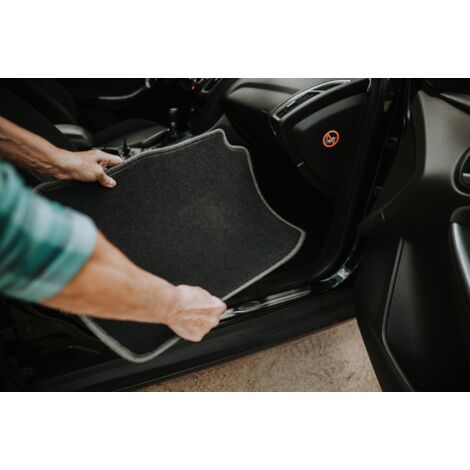 Tappetini Auto Su Misura Per VW Golf V (2003-2008) – Colore Antracite/Grigio Scuro, Set 4 Pezzi, Fondo In Gomma Impermeabile, Peso 2100 G/m², Fissaggi Originali Inclusi, Prodotto UE - 5