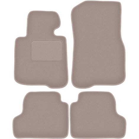 Tappetini in velluto beige per: BMW 4 F33 Coupe Cabrio (2013-)