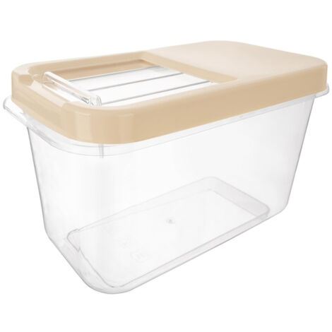 Contenitore beige per capsule, polvere e alimenti 10 l (1/5)
