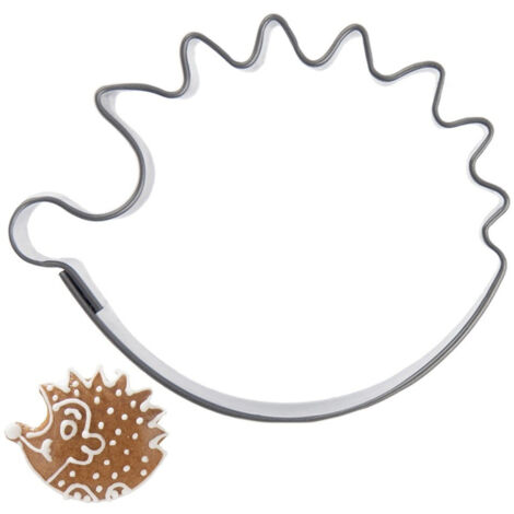 Tagliabiscotti a forma di riccio in acciaio 5 cm
