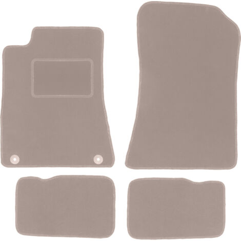 Tappetini in velluto beige per: Mercedes SL R129 roadster (1998-2002)