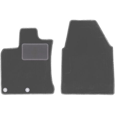 Tappetini Auto In Velluto Per Nissan Qashqai I (2007-2013) - Anteriori, Su Misura, 2 Pezzi - Rinforzati E Antiscivolo