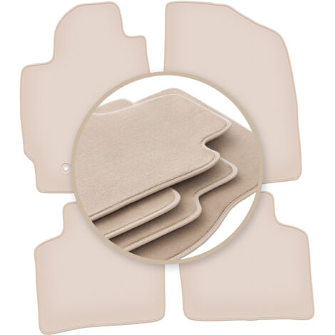 Tappetini beige PREMIUM per: Toyota Prius II hatchback 2003-2010