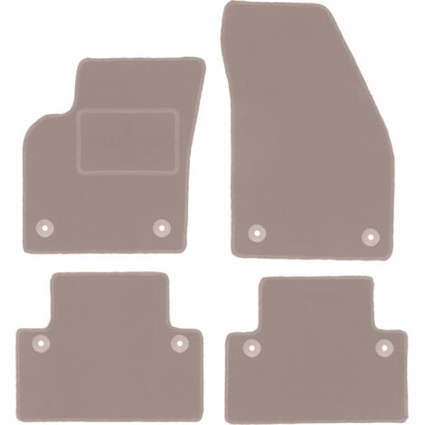 Tappetini in velluto beige per: Volvo V50 station wagon (2004-2012)