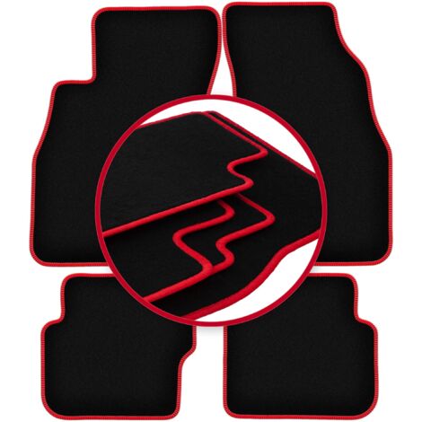 Tappetini auto CARLUX-RED per: Fiat Punto EVO hatchback (2998-2012)
