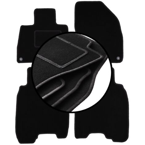 Set completo di tappetini in velluto per: Honda Civic VIII (UFO) hatchback (2006-2012) (1/5)