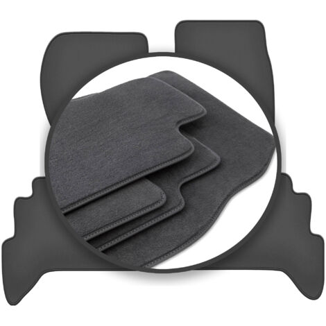 MTM Tappetini per Land Rover Discovery II 1999-10.2004 su Misura Sagomati come Originali, Battitacco in Moquette, Bordo Antiscivolo, cod. One 1809