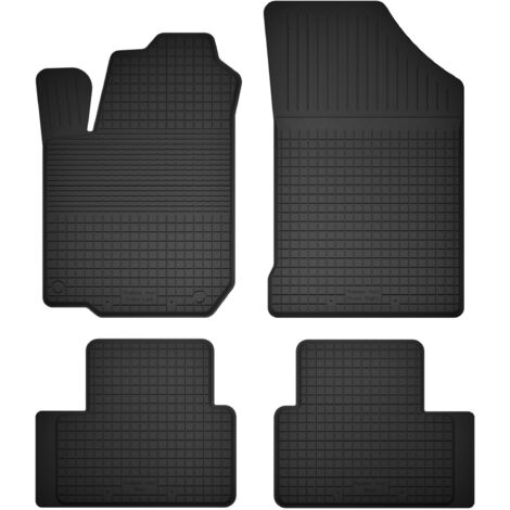 Set di 4 tappetini in gomma universali per: Toyota Aygo I hatchback (2005-2014)