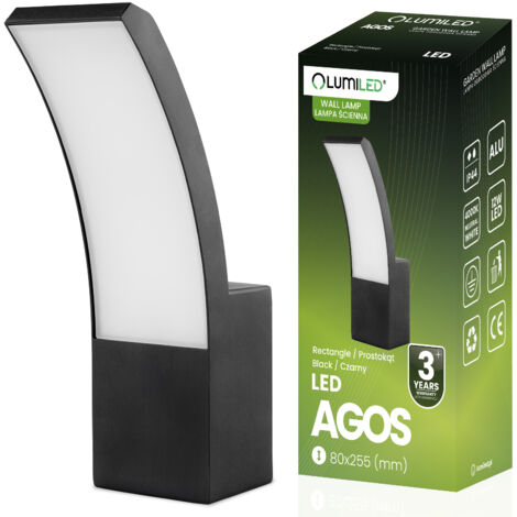 Lampada da giardino per esterni a LED, lampada da parete per facciata 12W 4000K AGOS LUMILED