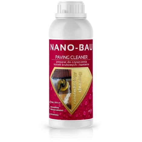 NANO-BAU Pavimentazione detergente per il lavaggio di pietre per pavimentazione 2L (1/4)