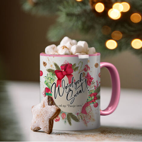Tazza di Natale con nome personalizzato babbo natale idea regalo