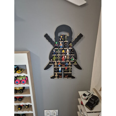 Scaffale per minifigure - Ninja nero (1/5)