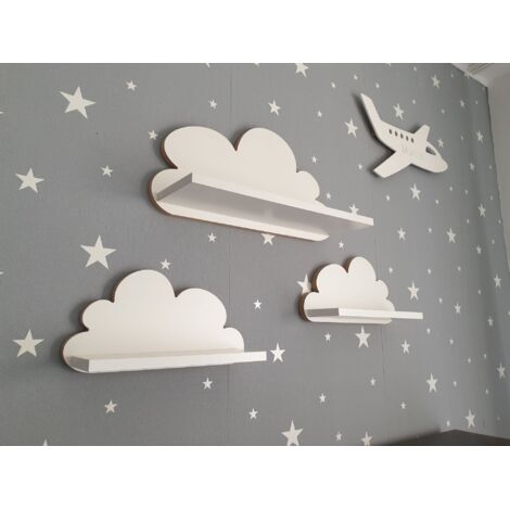 Set di 3 mensole Cloud FANTASY-Elegance (1/5)