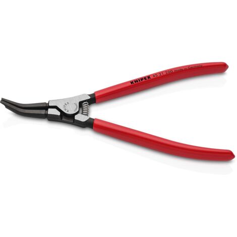 KNIPEX 45 21 200 Pinza di montaggio per anelli elastici (su alberi) rivestiti in resina sintetica atramentata nera 220 mm (1/3)