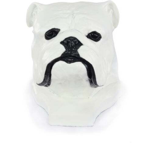 Bulldog inglese, Bulldog II - urna per ceneri di cane, busto di cane, grande testa di cane per il giardino di Art-Dog (1/5)