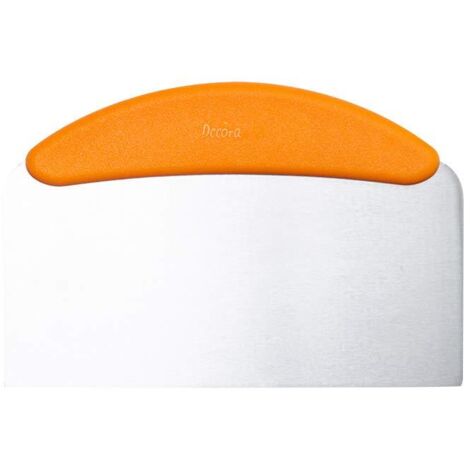 Decora 0271025 Spatola Inox Liscia 22,5 X 11 Cm, con lama in acciaio inox con un comodo manico ergonomico e antiscivolo. Lama lunga oltre 20 cm adatta anche a torte molte alte. (1/2)