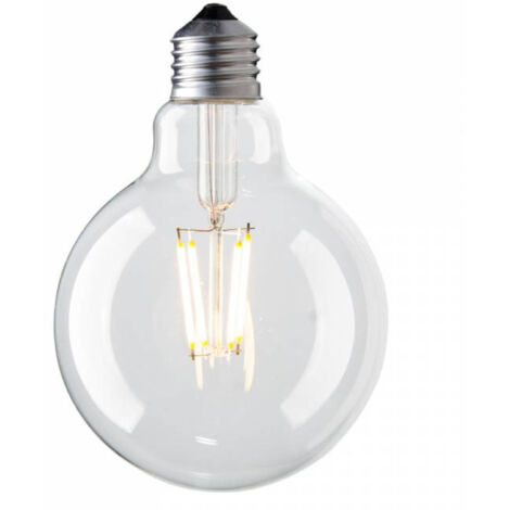 Lampadina LED decorativa E27 4000K filamento 8W G80