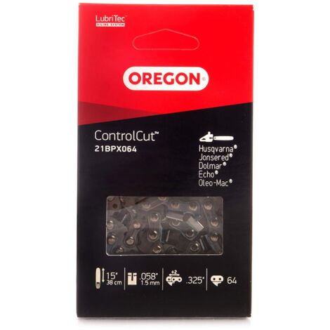 Catena motosega Oregon 21BPX064E Passo: .325" Calibro: 1.5 Maglie: 64 - ControlCut