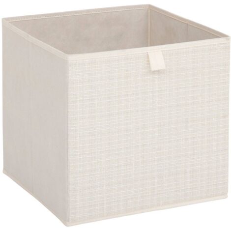 Contenitore mix n modul in tweed beige 31x31cm - 5five