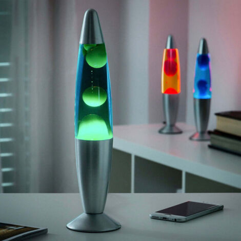 Lampada lava Magma 25w Colore Verde Innovagoods