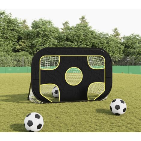 vidaXL Porta da Calcio con Bersagli 120x80x80 cm in Poliestere (1/6)