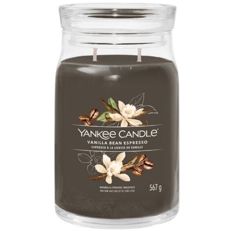YANKEE CANDLE CANDELA GRANDE SIGNATURE VANILLA BEAN ESPRESSO