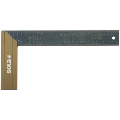 Squadra da carpentiere Solac SRB 30 x 14,5 cm Acciaio 30,5 cm