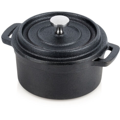 Pentola in ghisa, casseruola, vassoio da portata, teglia da forno, 250 ml (1/5)