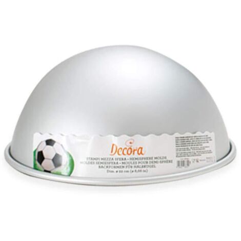 Decora 0062955 Stampo Mezza Sfera In Alluminio Anodizzato Ø 20 X H 11 Cm (1/4)
