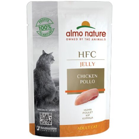 Almo Nature Gatto HFC Jelly busta 55gr Pollo