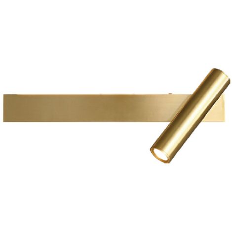 Barra - Elegante lampada da parete moderna in oro 30 cm - Destra (1/4)