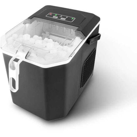 Fabbricatore di ghiaccio a cubetti 12kg/24h Kitchencook CUBEO NERO (1/5)