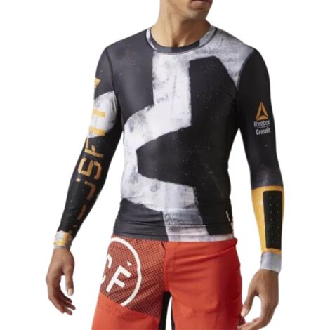 Maglia da allenamento da uomo REEBOK RCF ENGINEERED LS CMP TOP M (1/2)