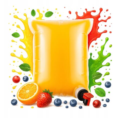 SACCHETTO DA 5L CON RUBINETTO PER SUCCO VINO SCIROPPO SACCHETTI PER SUCCO