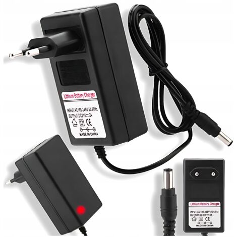 CARICABATTERIE 21V 2A ADATTATORE CA LI-ION UNIVERSALE SICURO EFFICIENTE