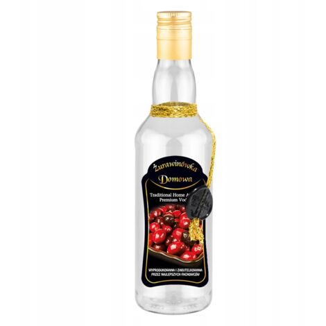Bottiglia decorata Monopoly da 500 ml VODKA AL MIRTILLO ROSSO FATTA IN CASA